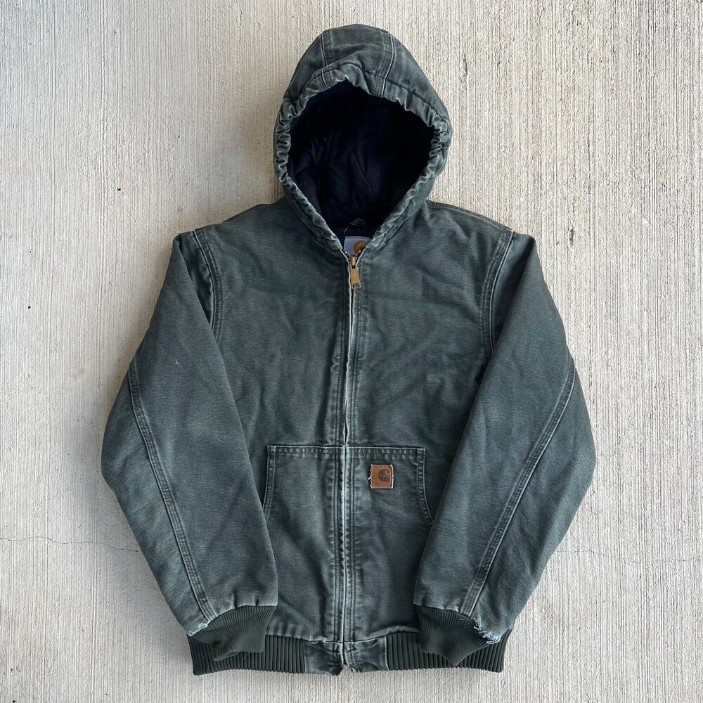Carhartt YOUTH YJ130 MOS green work wear jacket